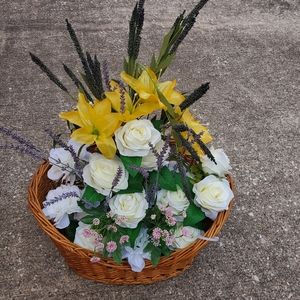 Homemade Basket of flower